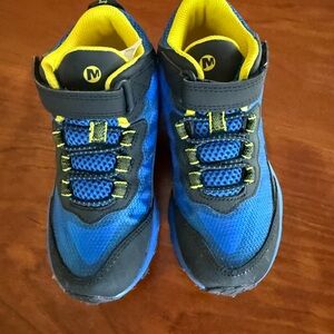 Kids Blue and Yellow Shoes